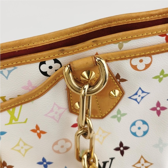 Louis Vuitton Monogram Multicolor Annie GM Shoulder Bag White - Picture 9 of 10
